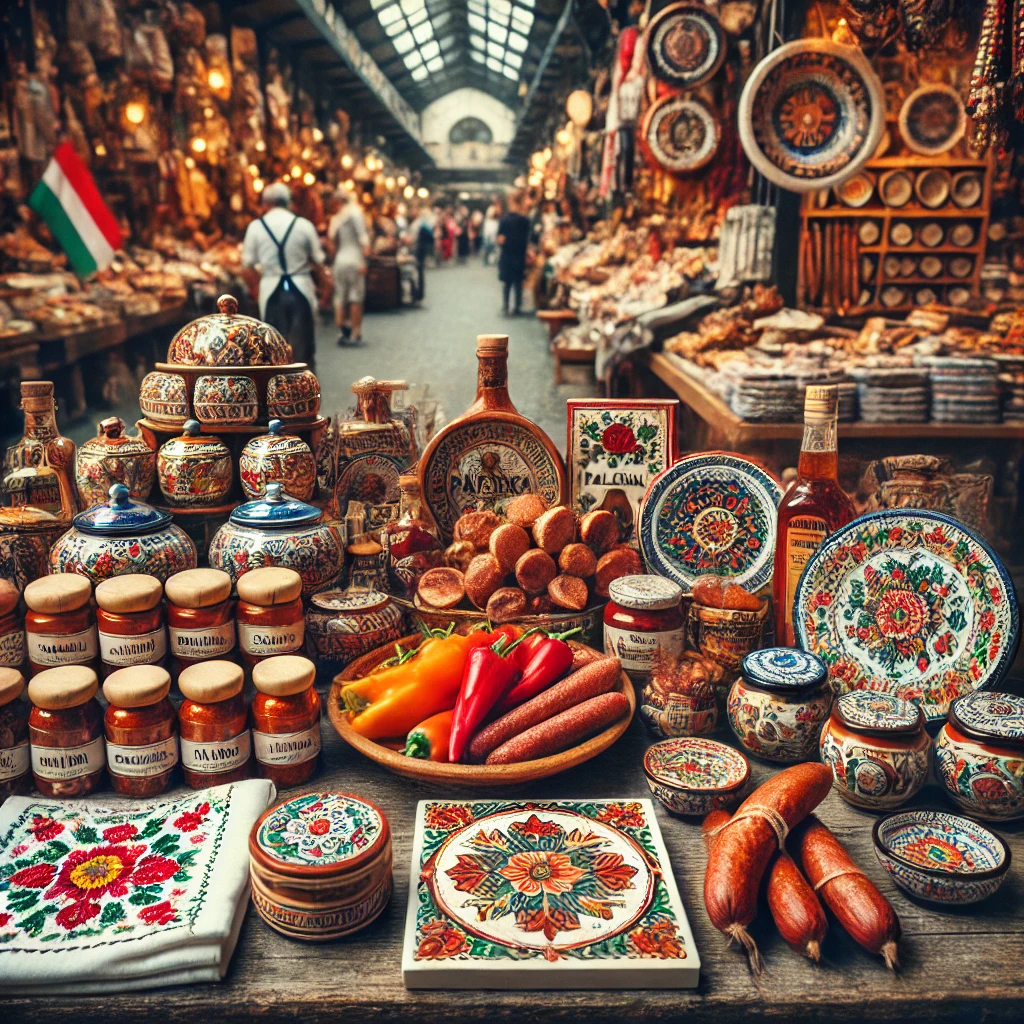 Descubre los productos tradicionales húngaros en Budapest, desde paprika y salamis hasta cerámica artesanal y pálinka, perfectos como souvenirs auténticos.