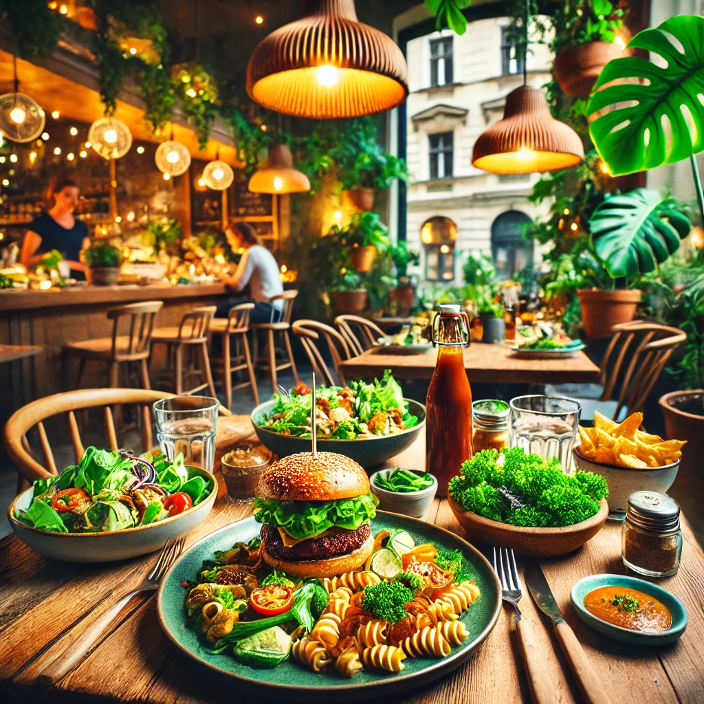 Explora los mejores restaurantes veganos y vegetarianos en Budapest, con deliciosas opciones de comida basada en plantas en un ambiente acogedor y moderno.